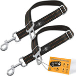 Dog Car Harness - Single Dog Seatbelt for Cars and Trucks - Adjustable Tether Belt for Small and Large Dogs - Orange