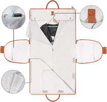 2-in-1 Convertible Garment Duffle Bag With Shoe Pouch
