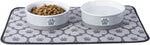 Ceramic Pet Collection - Medium Set, 6x2 Inches, Gray, 2 Pieces