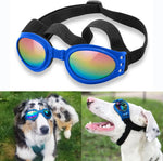 Dog Sunglasses - Protective Goggles for Medium to Large Breeds, Adjustable Strap for Outdoor Activities, Black