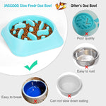 Eco-Friendly Slow Feeder Bowl for Dogs - Non-Toxic Design to Prevent Choking and Bloat