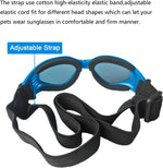 Adjustable UV Protection Dog Goggles with Waterproof Features (Blue)