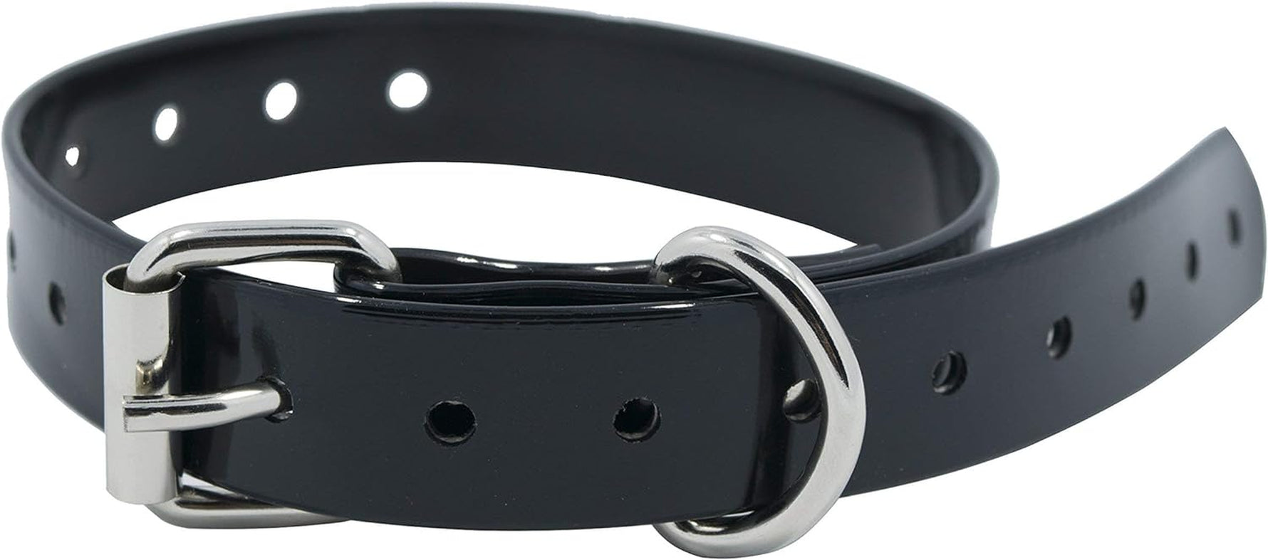 Replacement ¾” Collar Strap Bands with Double Buckle Loop for Universal Compatibility with Pet Shock Bark E-Collars and Fencing Systems