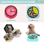 Eco-Friendly Slow Feeder Bowl for Dogs - Non-Toxic Design to Prevent Choking and Bloat