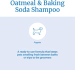 Pet-Ag Fresh 'N Clean Oatmeal and Baking Soda Shampoo with Tropical Fresh Scent - 18 Oz - Nourishes Dry, Itchy, and Sensitive Skin with Vitamin E and Aloe - Strengthens and Repairs Coats - Soap-Free Formula