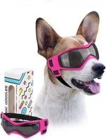 UV Protection Dog Goggles for Small to Medium Breeds - Outdoor Riding and Driving Sunglasses in Black