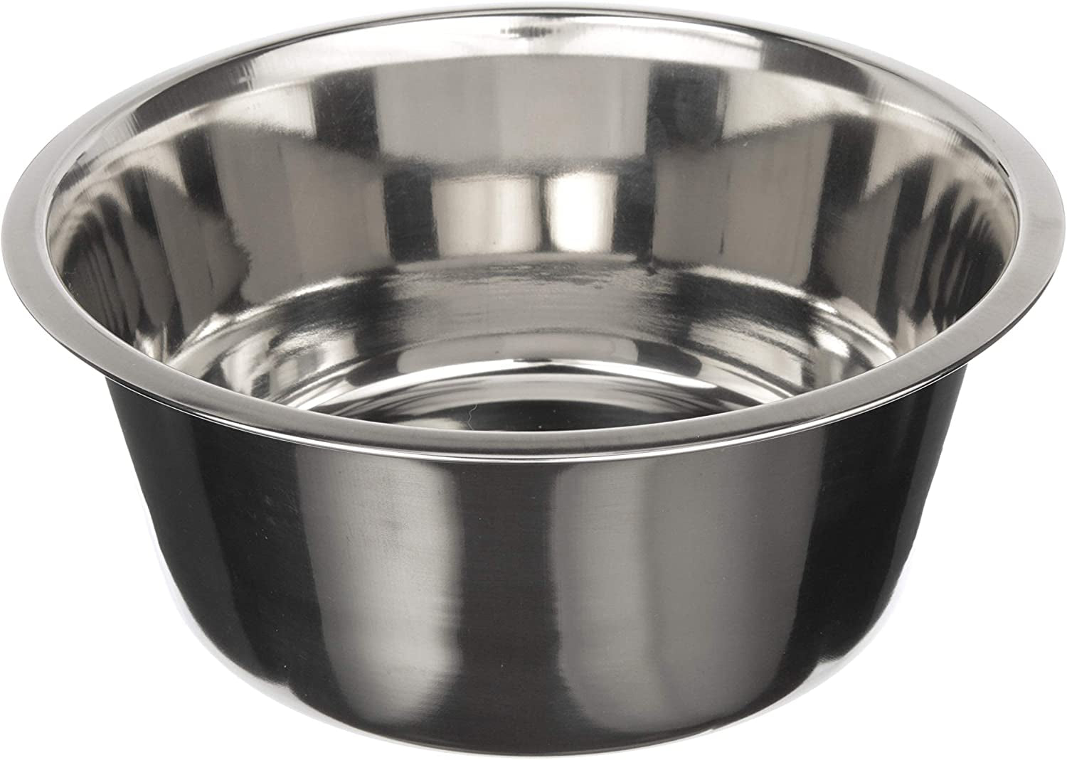 Large Deluxe Stainless Steel Replacement Bowl for Dogs and Cats - 9 Cup Metal Food and Water Dish