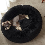 Western Home Calming Dog and Cat Bed - Anti-Anxiety Donut Cuddler, Cozy Plush Cushion for Small to Medium Pets