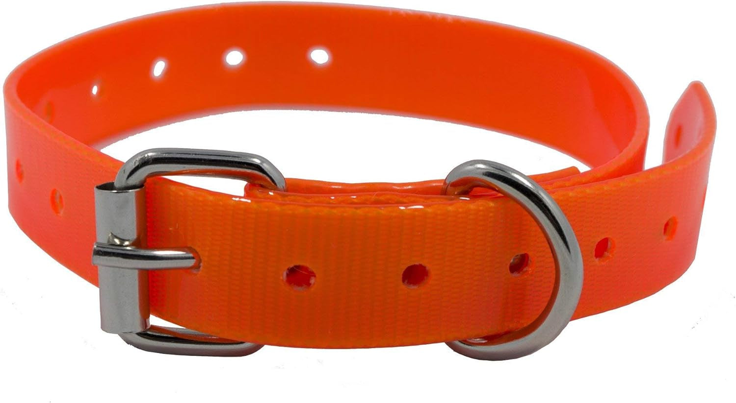 Replacement ¾” Collar Strap Bands with Double Buckle Loop for Universal Compatibility with Pet Shock Bark E-Collars and Fencing Systems