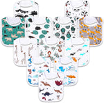 Organic Cotton Bandana Baby Bibs Set - Soft and Absorbent for Newborns and Toddlers (0-36 Months)