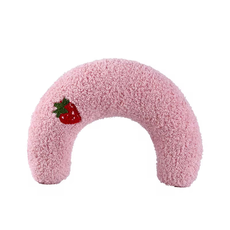 Little Pillow for Cats Fashion Neck Protector Deep Sleep Puppy U-Shaped Pillow Cat Pillow Kitten Headrest Dog Sleeping Pillow