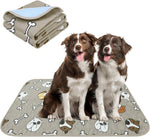 Reusable Waterproof Dog Training Pads - Non-Slip Washable Pee Mats for Crate and Playpen