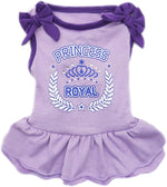 Lavender Purple Dog Princess Sundress with Bowtie for Small to Medium Breeds (X-Small)