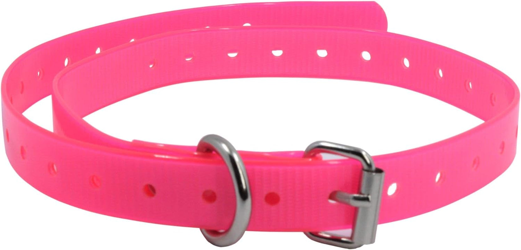 Replacement ¾” Collar Strap Bands with Double Buckle Loop for Universal Compatibility with Pet Shock Bark E-Collars and Fencing Systems