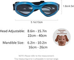 Adjustable UV Protection Dog Goggles with Waterproof Features (Blue)