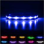 LED Dog Collar - Original Brightest Light-Up Design with 1,000 Feet Visibility - USB Rechargeable and Waterproof - Ideal for Night Walking - USA Brand