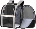 Innovative Bubble Backpack Pet Carrier for Cats and Dogs - Black